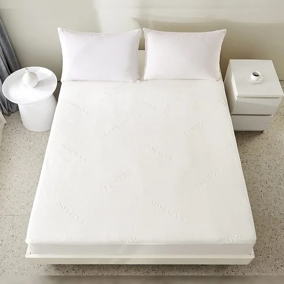 New! Bamboo Mattress Waterproof Protector Twin with Deep Pockets - Picture 5 of 6